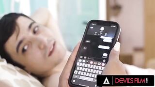 Unhappy Latina girl Sophia Leone fucked in front of her boyfriend