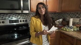 My stepmom, a big ass Latina, masturbates me when my dad's not around