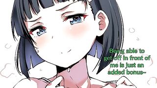 Sword Art Online Hentai: Suguha Kirigaya Joins You for a Hot Bath