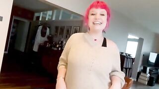 Proxy Paige prepares a meal and showcases her cooking skills