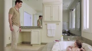 Rebel Lynn’s tight body gets pounded by her stepbrother in a steamy bath scene