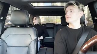 The girl paid for a taxi service with her mouth
