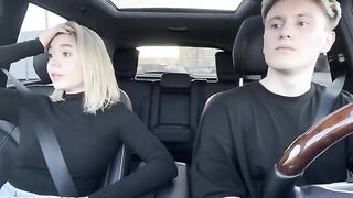 The girl paid for a taxi service with her mouth