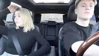 The girl paid for a taxi service with her mouth