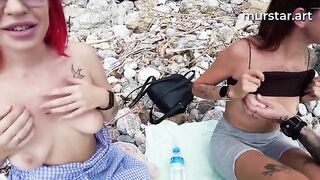Some bloggers stupidly fucked two whores in public, featuring Toma Mur’s wild encounters