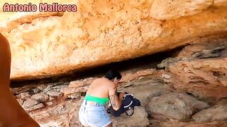 Babe from Argentina gets fucked on the beach
