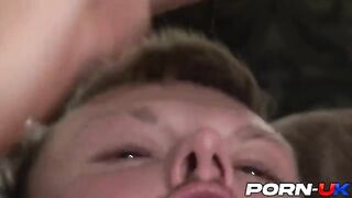 Misha Cross sucks cock and rides it with her ass
