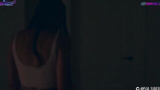 Strap-on sex with lesbians for a thrilling Halloween parody