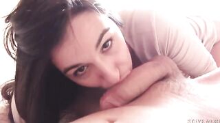 Skinny brunette Danika Morì gets fucked deep and hard