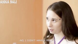 A cute girl got fucked by her stepdad in front of her friend