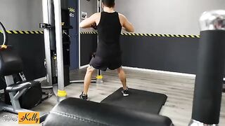 I crushed on my fitness colleague, so we fucked in the gym restroom
