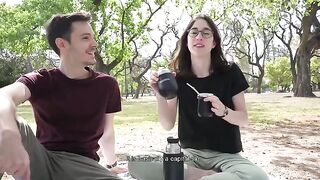 A day at the park ends with a risky public blowjob