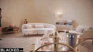 Gorgeous petite Xxlayna wants a huge black cock, and she gets one