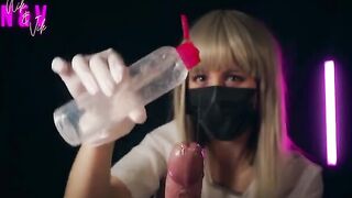 A handjob with a crazy nurse who brings intense pleasure