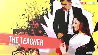 Hot Hungarian babe Amirah Adara teaches a roleplay lesson with passion