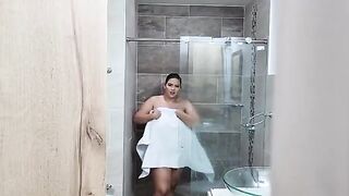 I spy my stepsister showering and she lets me fuck her in the ass savannah watson