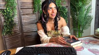 A girl gets fucked in a bookstore, exploring forbidden desire