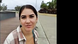 I picked up a slut in the park and fucked her