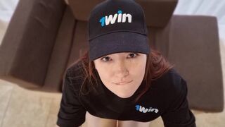 A real man fucks a pretty babe Waldemaria hard