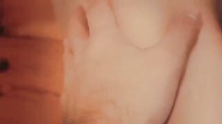 My wife with big natural boobs fucks me and rides my dick