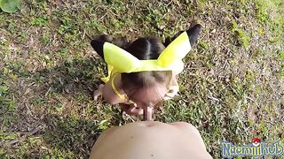 A hot girl is tenderly fucked with a Japanese twist in this video