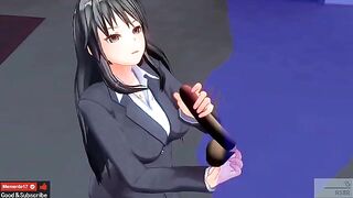 ASMR ear licking with uncensored Japanese hentai anime voice, recommended
