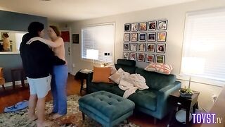 A hot nurse is fucking with her husband at home