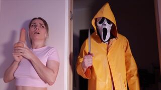 André Love’s scary movie parody with a steamy twist, featuring the blonde babe