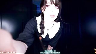 Xavier stuffed wet pussy of Wednesday Addams with his huge cock