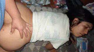 He sucks my dick and asks for anal sex, filling his ortho with milk