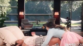 Bestie Jennie learns to loosen up from a naughty friend in a steamy SLAYED video