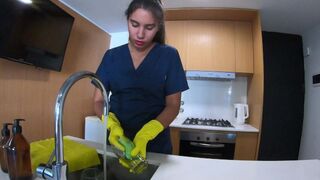 I found out the secret of the maid and she paid me with her body