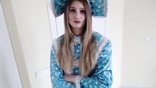 A surprise encounter turned intimate with a stunning Russian beauty