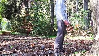 Stranger flashes his dick and gets fucked by a MILF in the park in this exclusive HD video
