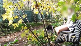 Stranger flashes his dick and gets fucked by a MILF in the park in this exclusive HD video