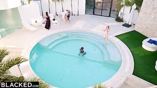 Gorgeous coed Kelly gets fucked by Aaron in intense scene