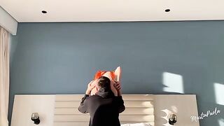 The guy made a blowjob for his girlfriend and then fucked her in pussy