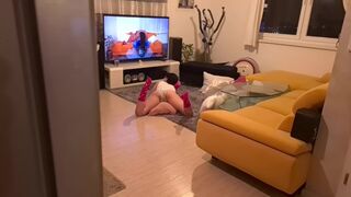 A hot girl with big ass gets fucked by her stepbrother in POV