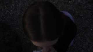 A girl was fucking a guy on the beach and their friends spotted them