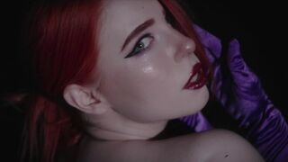 Jessica, dressed as Jessica Rabbit, had to seduce a detective to avoid trouble