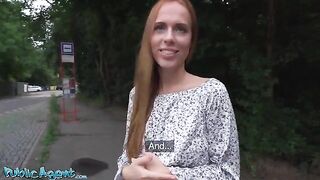 A guy fucked a natural redhead in her ass hole on a tinder date