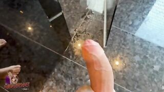 Spying for Austrian girl while taking shower and jerking off