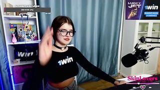 A cute streamer girl got fucked during a donation stream by a horny fan