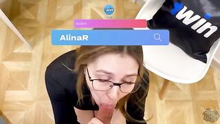Cute stepmom Alina Rai fucked after winning 1win