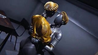 Hentai Futanari Atomic Hearth Ballerinas getting pounded, a steamy robot encounter