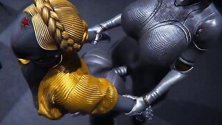 Hentai Futanari Atomic Hearth Ballerinas getting pounded, a steamy robot encounter