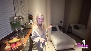 A sexy girl is giving a happy ending massage to her client in a sensual scene