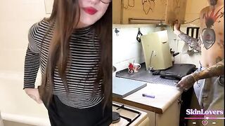 A guy lifted the mood of a student with a hard fuck