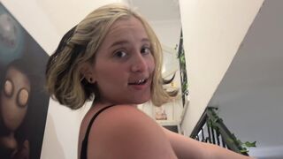 The housewife prefers to receive a cock instead of money in this steamy scene