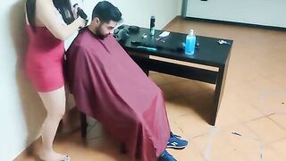 A friend's mum offered to cut his hair, but things got wild